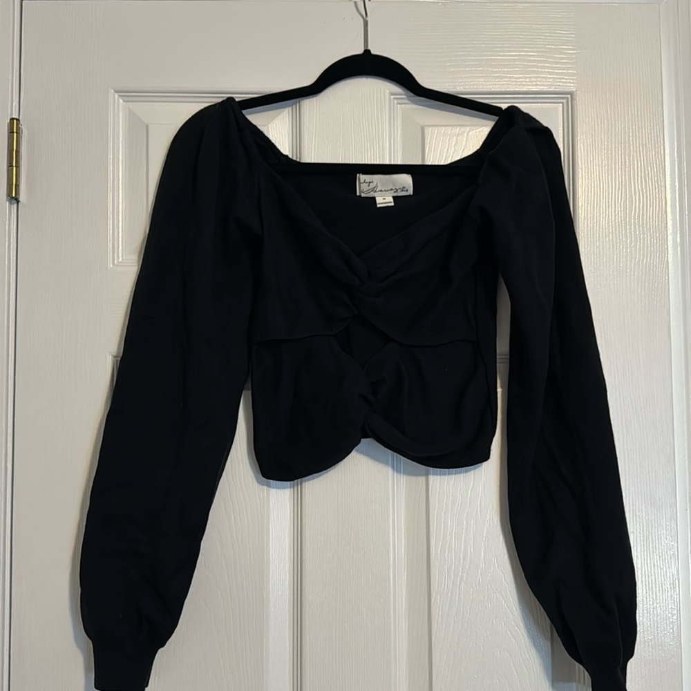 Criss cross sweater